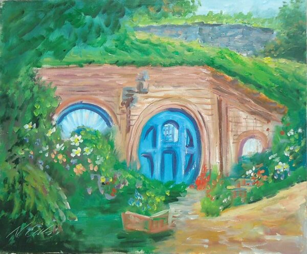 Hobbit Hole Canvas Print