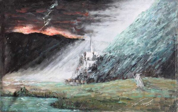 Minas Tirith Gondor Art Print - LOTR Wall Art - GaleriFoton