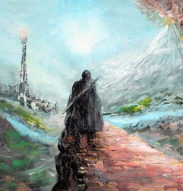 Gandalf Ride To Minas Tirith Wall Art - Gondor Canvas Print - GaleriFoton