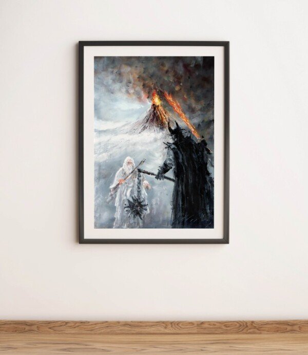 Gandalf Digital Painting Canvas print factory