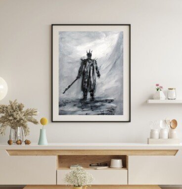 Lord of the Rings Sauron Canvas Print, LOTR Art, Lotr online Print, LOTR Gift