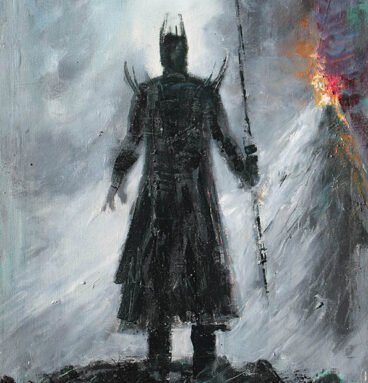 Cheapest Sauron Canvas Print - Land of Shadow Mordor Giclee Print - LOTR Themed Wall Art