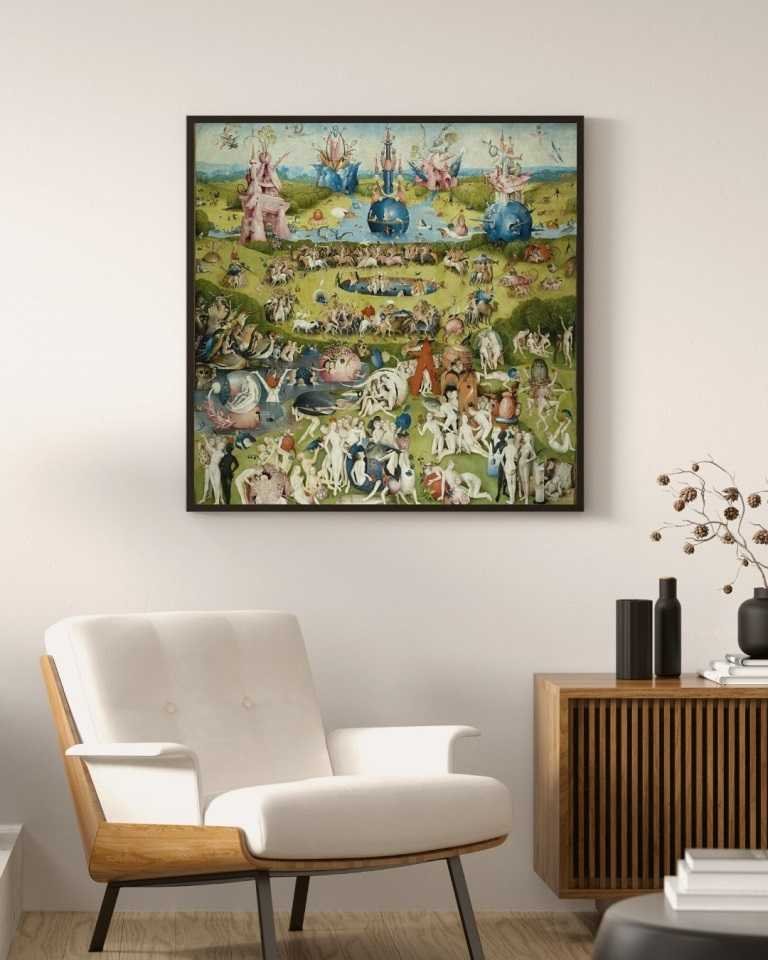 The Garden Of Earthly Delights Canvas Art Print By Hieronymus Bosch Galerifoton