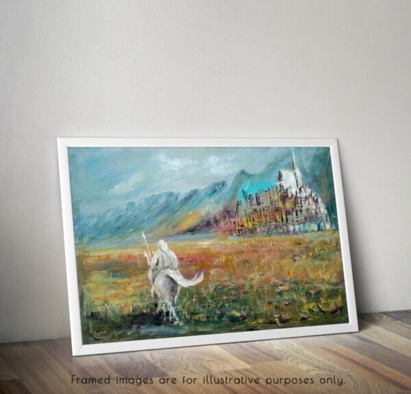 Gandalf Ride To Minas Tirith Wall Art - Gondor Canvas Print - GaleriFoton