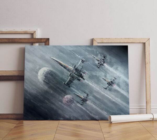 Tatooine Canvas Print, Tatooine Wall Art by Naci store Caba